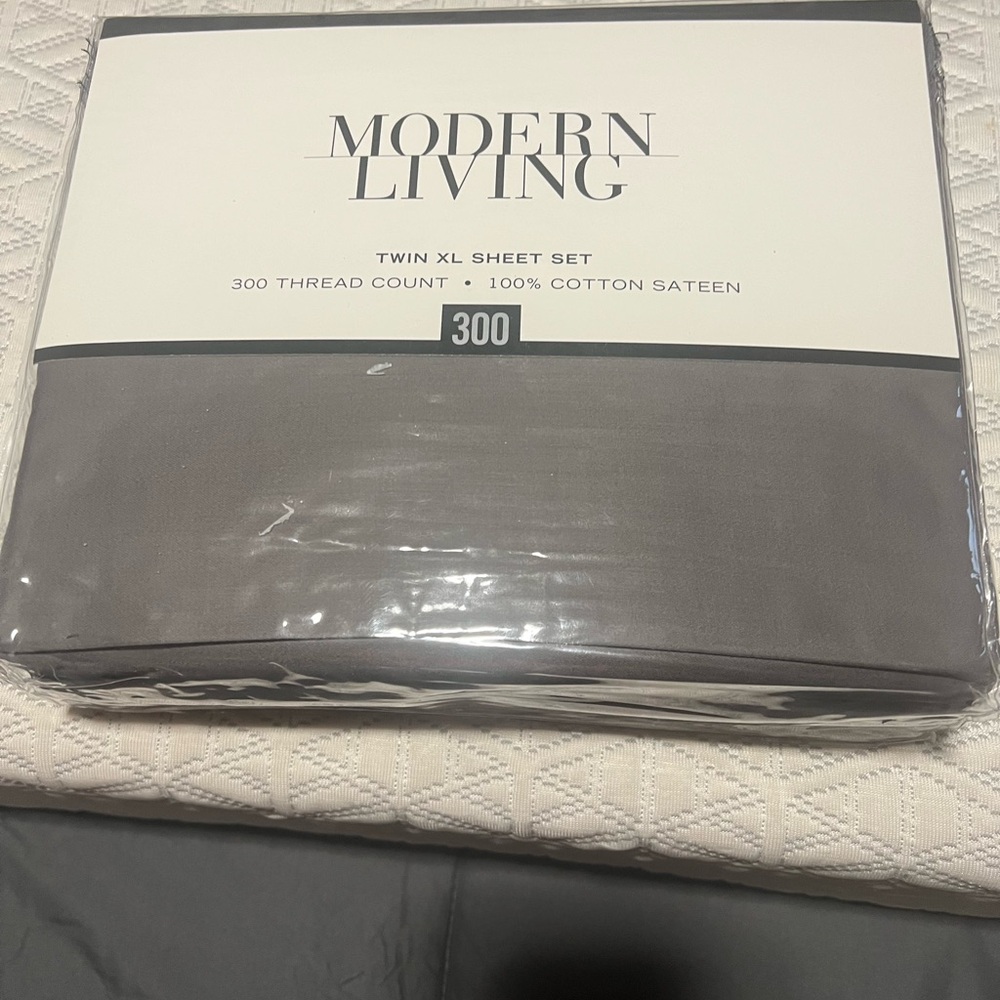 Evening Blue Twin Xl sheet set